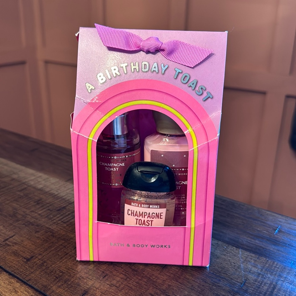 Bath and Body Birthday Gift Set (3 pieces)